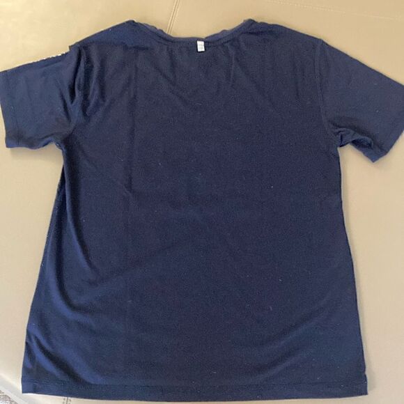 Polo Ralph Lauren Boys Size M Navy Short Sleeve Performance Cotton T Shirt. - Picture 2 of 7
